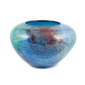  Castellani  Glass Ware Murano Retro Crystal Heavy Vase 