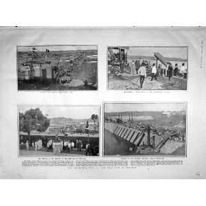  1902 Khedive Nile Dam Assouan Railway Sluice Gates