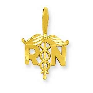  14k Registered Nurse Pendant: Shop4Silver: Jewelry