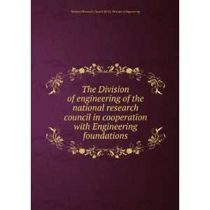    National Research Council (U.S.). Division of Engineering Books