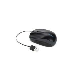  Kensington Pro Fit Mobile Retractable Mouse Reliable Plug 