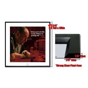  Framed Tony Soprano iQuote 16x16 Poster PAR45703: Home 