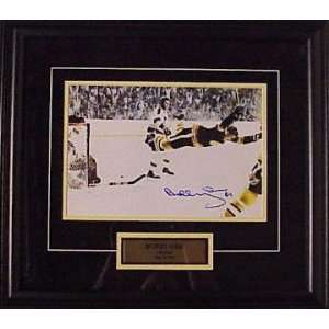  Bobby Orr Boston Bruins  Flying Goal  Framed 7.5x11 