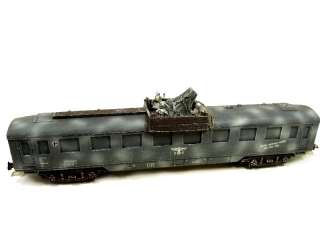 DRG WWII DR H0 German Wehrmacht Railway Carriage + Heavy FLAK Anti 