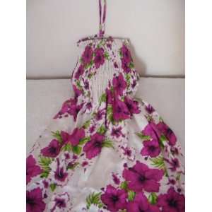  Original Handmade Summer Dress from Thailand  White with 