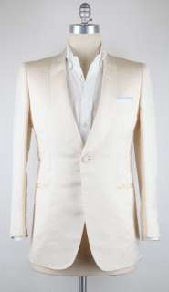 New $3600 Brioni Cream Sportcoat 38/48  