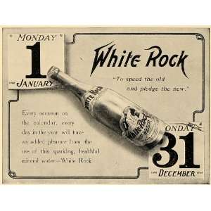  1906 Ad White Rock Sparkling Water New Years Waukesha 
