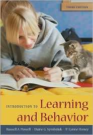 Introduction to Learning and Behavior, (0495595284), Russell A. Powell 