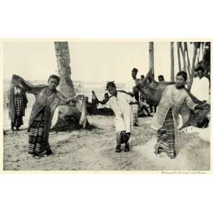 1926 Print Malay Dance Dancing Portrait Costume Cowling Sand Galloway 