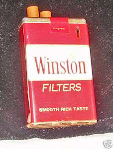 Cigarette Lighter Looks Like Pack Of Winston Cigarettes  