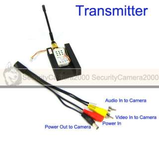 4CH Audio/Video Transmitter Receiver Kit High Resolution 700mW