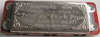 Vintage M. Hohners No 4P Trutone Pitch Pipe, Germany  