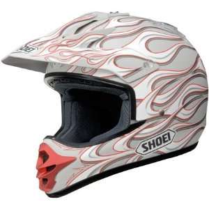 Shoei V MT Afterburn TC 6 Off Road Motorcycle Helmet White 