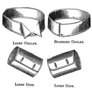  1887 Mens Collars & Cuffs Pattern 