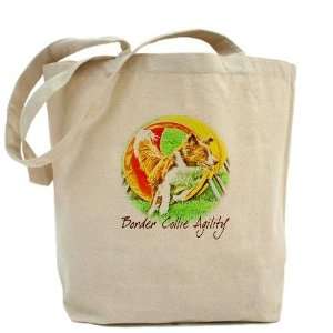  Agility Art Border Collie Pets Tote Bag by  