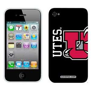  University of Utah Mascot Full on AT&T iPhone 4 Case by 