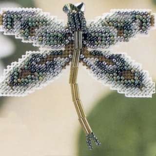 Willow Dragonfly Beaded Cross Stitch Kit Mill Hill 2000 Spring Bouquet 