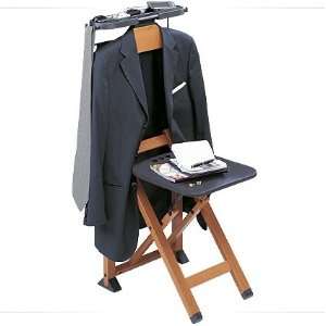   Suite   Luxury Folding Clothes Valet With Seat: Home & Kitchen