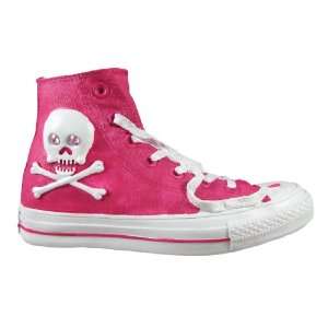   Pink Skull & Crossbones High Top Sneaker Piggy Bank: Home & Kitchen