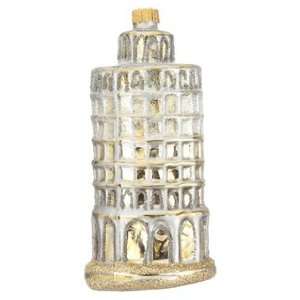  Personalized Leaning Tower of Pisa Christmas Ornament 
