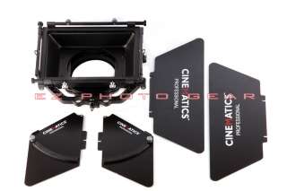   Matte Box 4×4 Filter Trays for 15mm Rod 5DMKII 7D 60D 550D  