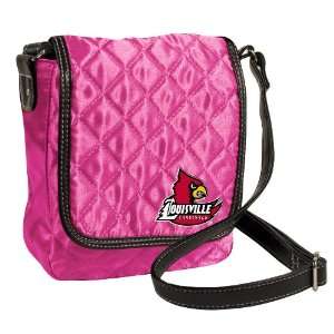  NCAA Louisville, KY, University of Pink Quilted Purse 