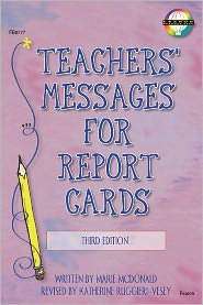   Report Cards, (0768224551), Marie McDonald, Textbooks   