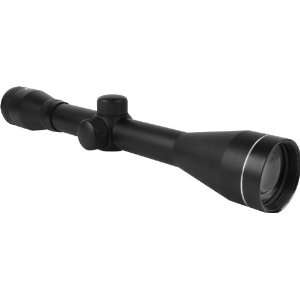 Aim Optics 6X40 Fixed Power Full Size Scope/Mil Dot/Blue with Rings 