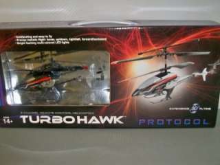 Turbo Hawk Flying Helicopter Reg 60.00 New In Box Protocol  