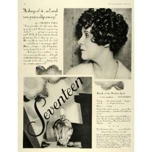  1930 Ad Colgate Seventeen Perfume Powder Toilet Water 