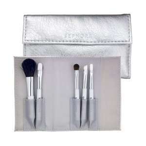 Sephora Brand Metallic Pocket Brush Set: Beauty