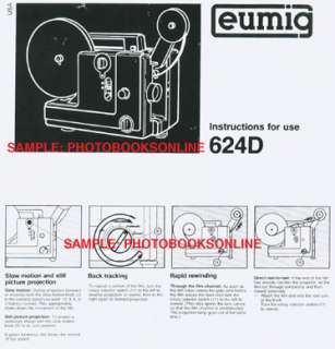 Eumig 624D Projector Instruction Manual  