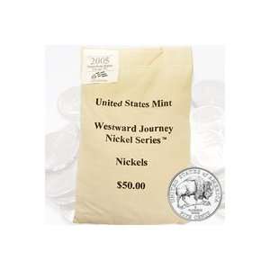   2005 Westward Buffalo Nickel 1000 Coin Bag Philadelphia Toys & Games
