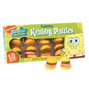  Sponge Bob Krabby Patties Gummi Theater Box: 12 Count 