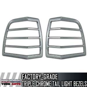  2007 2012 Ford Expedition 2pc Chrome Tail Light Bezels 
