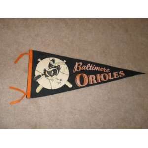   Baltimore Orioles Baseball Full Pennant Flag RARE