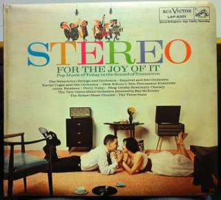 VARIOUS LIVING STEREO for the joy of it Mint  LSP 9301 Vinyl 1959 TAS 