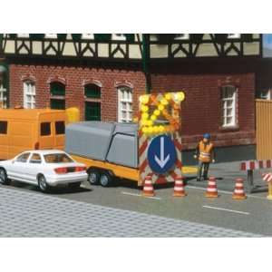  Faller 161549 Road Building Safety Trailer (Herpa) Toys 