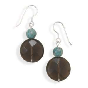   and Smoky Quartz Sterling Silver Earrings: West Coast Jewelry: Jewelry