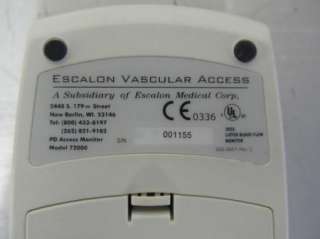 PD Access Escalon 72000 Vascular Doppler Monitor  