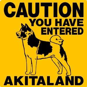  AKITA ALUMINUM GUARD DOG SIGN 1995: Everything Else