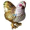 Hen Chicken Crystals Jewellery Jewelry Trinket Ring Box  