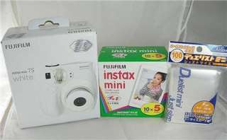 Fuji Instax Mini 7S Polaroid Camera White + 50 + Gift  