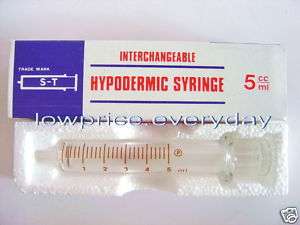 ml S T Interchangeable Hypodermic Glass Syringe  