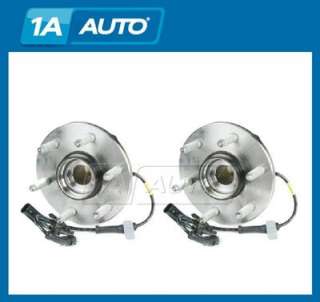  4WD 4x4 w/ ABS Front Wheel Hub & Bearing Pair Set Assembly  