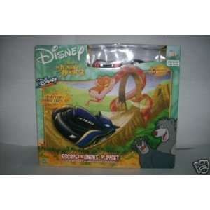Disney Wild Racers Escape the Snake Playset with Vehicle Launcher, Kaa 