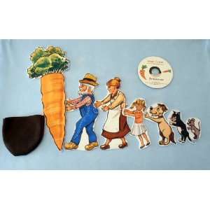   Carrot Flannel Board Felt Set Story Time with Music CD Toys & Games