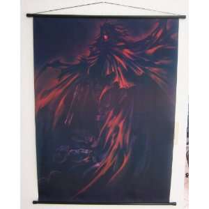   Vincent Valentine Wall Scroll Out Of Print Rare 