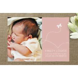 Butterfly Kisses Birth Announcements