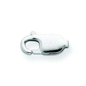  14K White Gold Lobster Clasp 13.5mm: Home & Kitchen